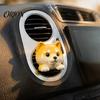 Car Vent Clip Fragrance Cute Pet Air Clip, Elephant/Dog/Lamb/Hippo/Penguin Dashboard Interior Decor Trim Resin Freshener Diffuser for Auto Decoration
