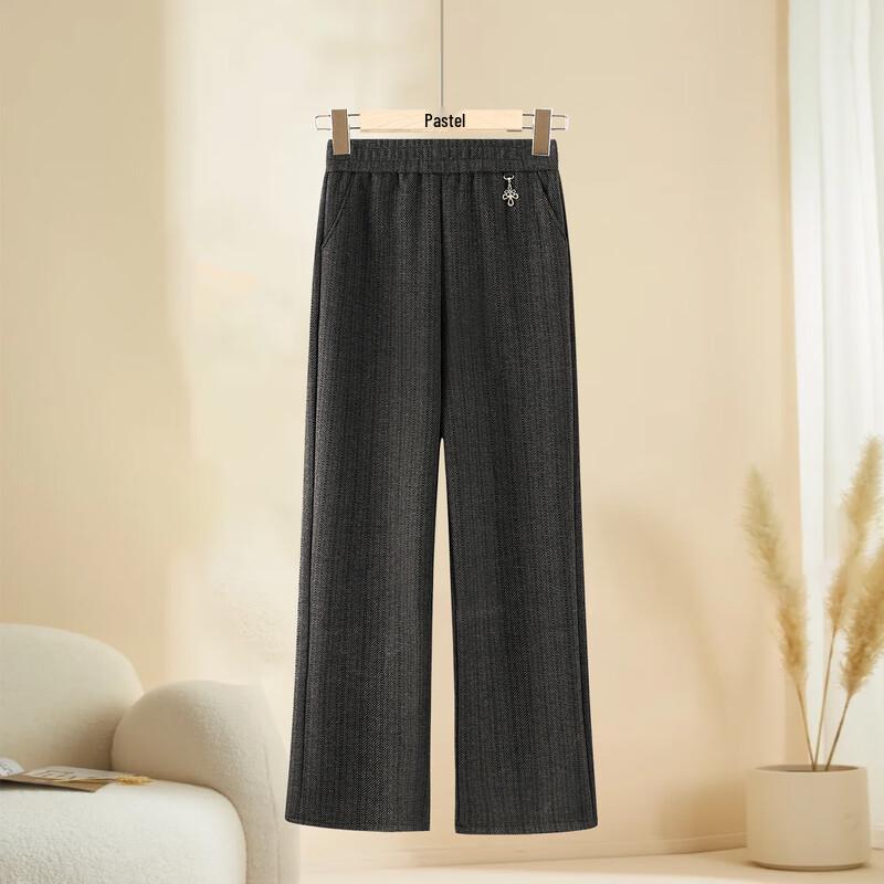 

Pa Si Te Petite Mom s Elastic Waist Flare Casual Pants XL