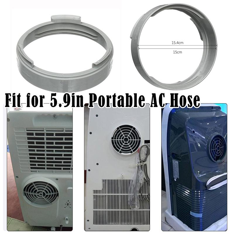 15cm Universal Portable Air Conditioner Exhaust Hose Connector Round AC Tube Interface Coupling Adapter Replacement Parts for Home Office
