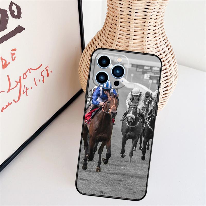 

Чехол для iPhone 16 15 Pro 12 13 Mini 11 14 Pro Max XS X XR Plus с изображением скачек, задняя крышка iPhone 16Pro MAX