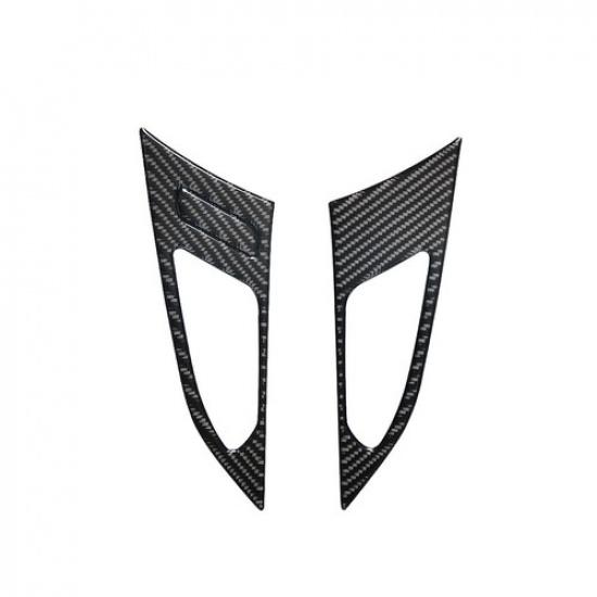 Carbon Fiber Interior Front Door Handle Cover Trim For Cadillac CTS Sedan/Wagon