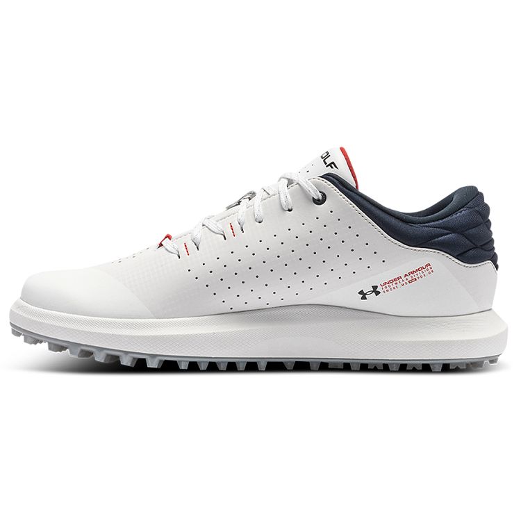 Under Armour Draw Sport Spikeless Men White Navy 3024563-102 43