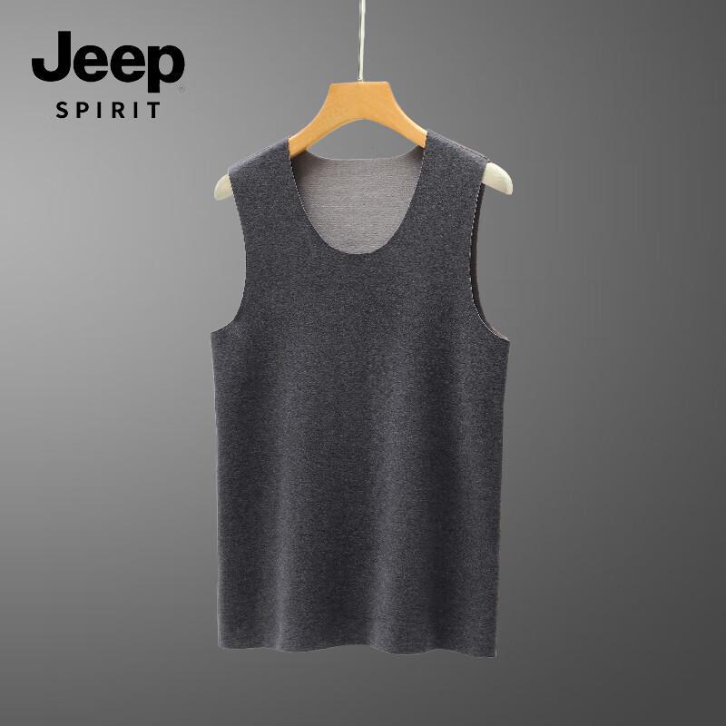 Мужской зимний бесшовный терможилет JEEP SPIRIT из шелковой смеси XL