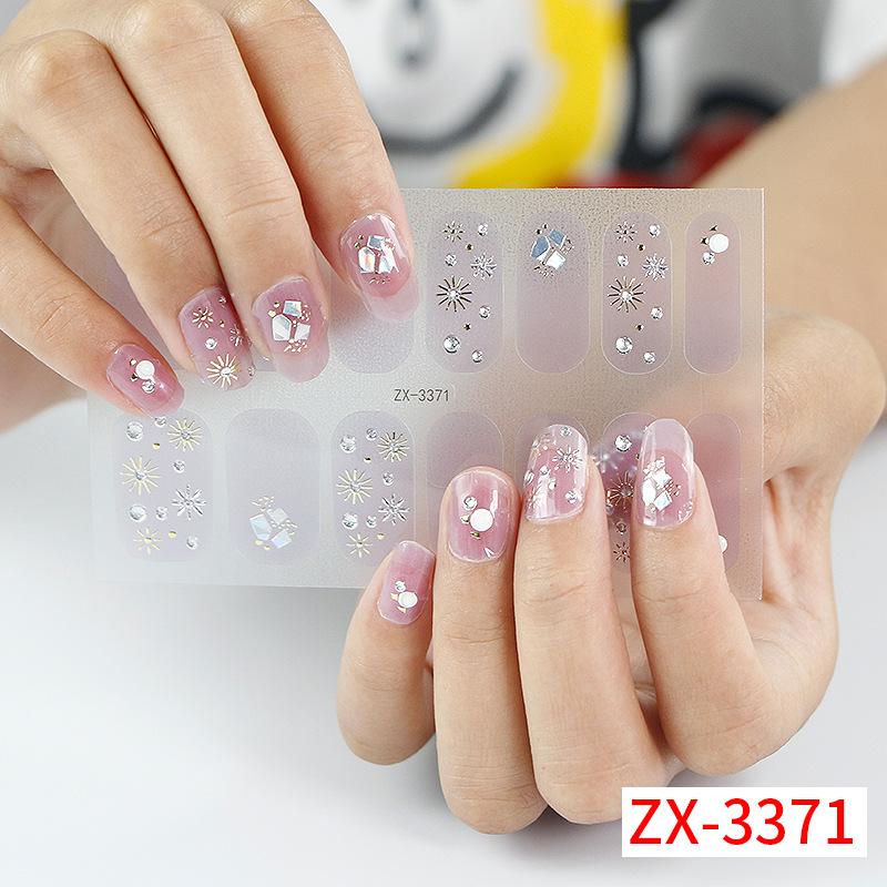 

Наклейки для маникюра, японские и корейские наклейки для ногтей на 14 палочек, полностью водостойкая пленка для ногтей, маникюрные пластыри для беременных женщин