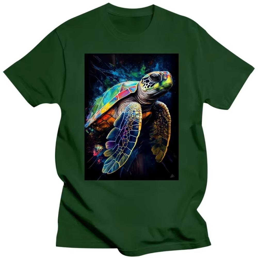 Sea Turtle Beach Lover Ocean Animal T Shirt Tee Tops Round Neck Short-Sleeve Fashion Tshirt Clothing Casual Basic T-shirts