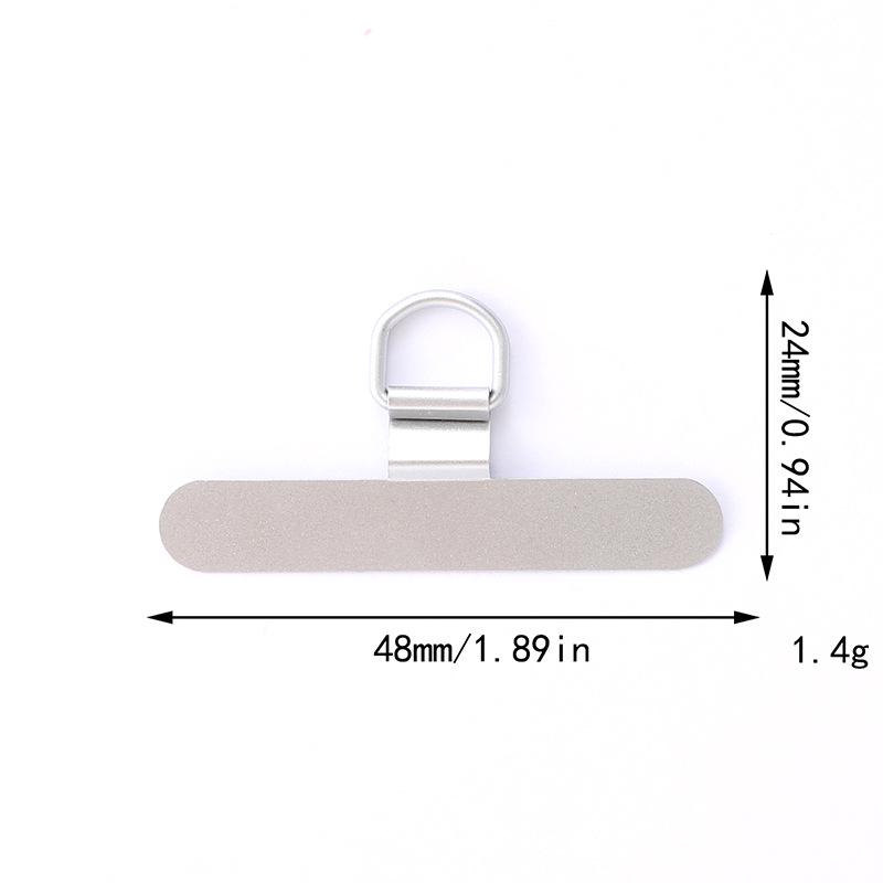 

Вращающееся на 360° уплотнительное кольцо для телефона из нержавеющей стали с фиксированной картой и защитой от потери Clip Card