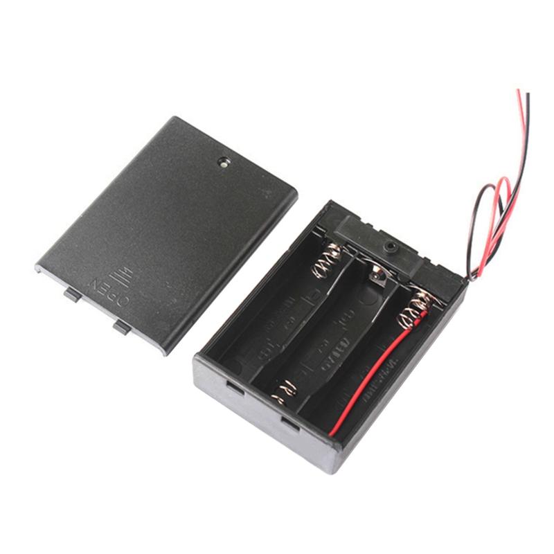 Dustproof Battery Container with Switch 1/2/3/4/6/8 Slots AA Battery Dustproof Storage Box with Switch