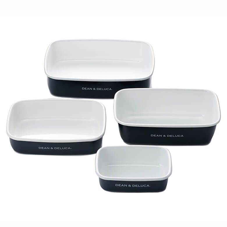 DEAN & DELUCA Enamel Container B2 Charcoal Gray