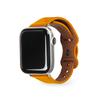 Egadeun Apple Watch Slim Leather Strap (Mandarin) 7 6 5 4 3 2 1 Compatible With All Se Models