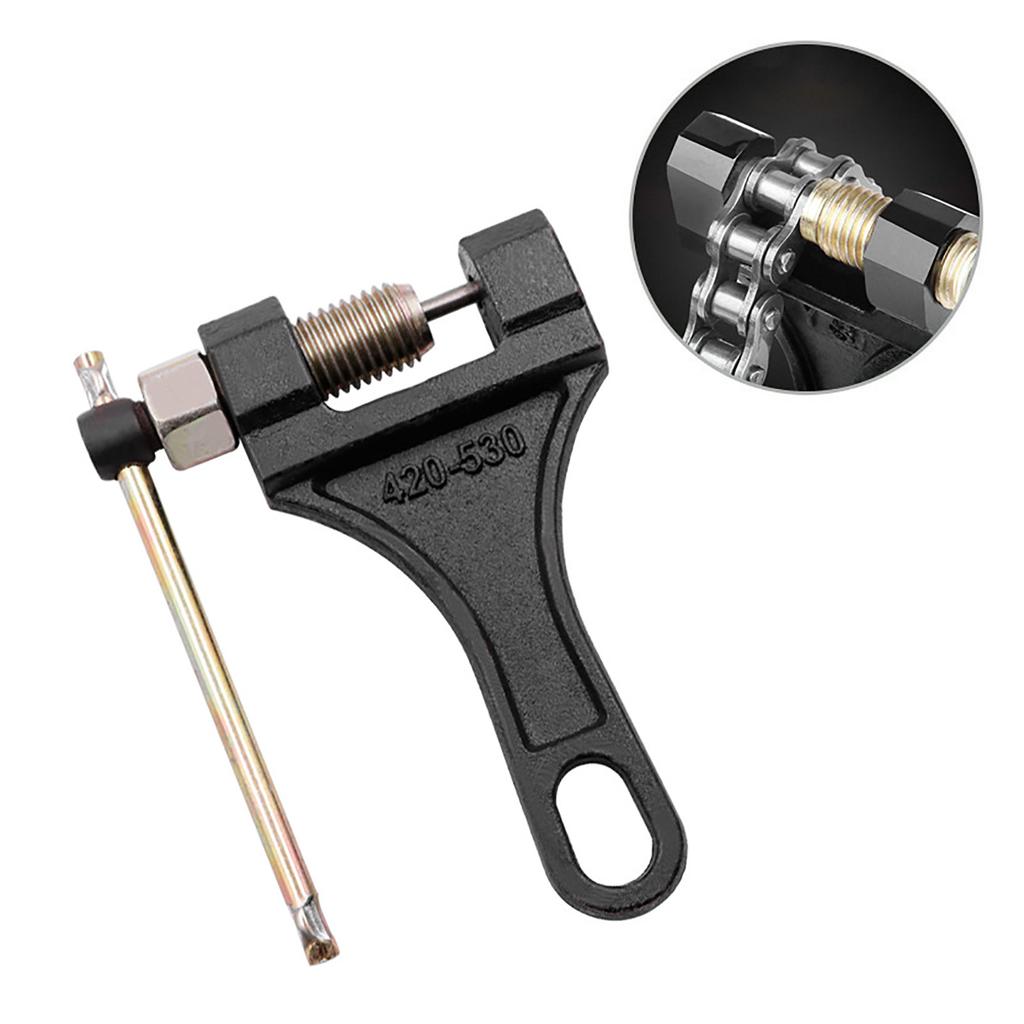 Bike Chain Breaker Iron Universal Black Dedicated Chain Remover Tool for Motorbike