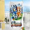 Halloween Friends Personalized Name Beach Towel Soft Durable Quick-Dry Suitable for Swimming Gym Camping Yoga Vacation
