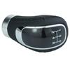 Arenbel Car Shift Knob 5 Speed Shift Handle Leather Auto Interior Parts Black