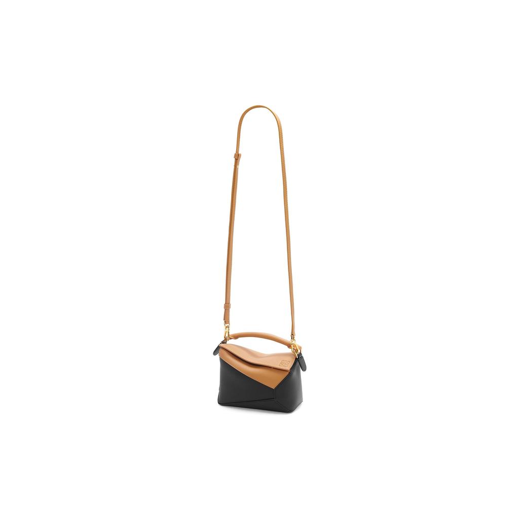 Loewe Taška 24 Jaro Léto Odnímatelný ramenní popruh Zip Otevřená Geometrické linie Kožená Mini ramenní crossbody taška A510P88X30-2727