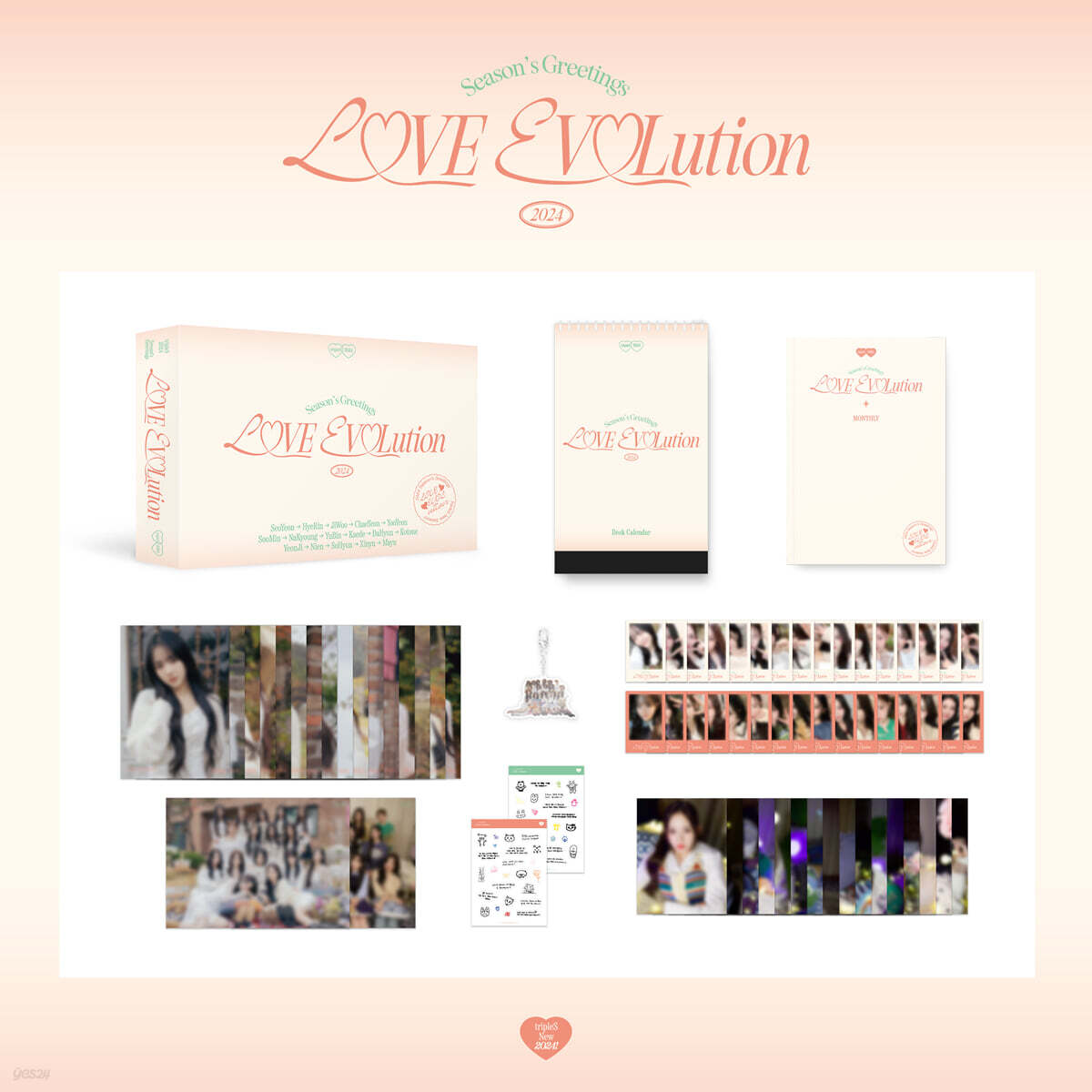 

tripleS (Triple S) - 2024 SEASON’S GREETINGS [LOVE EVOLution][Objekt: EVOLution ver.]