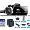 4K HD 48MP Digital Camera & Video Recorder with Mic and Touchscreen