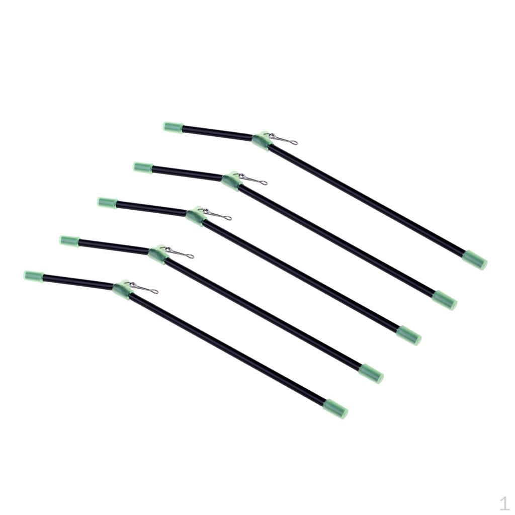 Glow in der Nacht Angeln Rig Bent 5Pc Anti Booms mit starken Snap Glow in der Nacht Angeln Rig Bent 5Pc Anti Booms mit starken Snap
