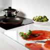 Durable and Stylish Tempered Glass Kitchen Board with a Poppy Pattern 80x52 cm