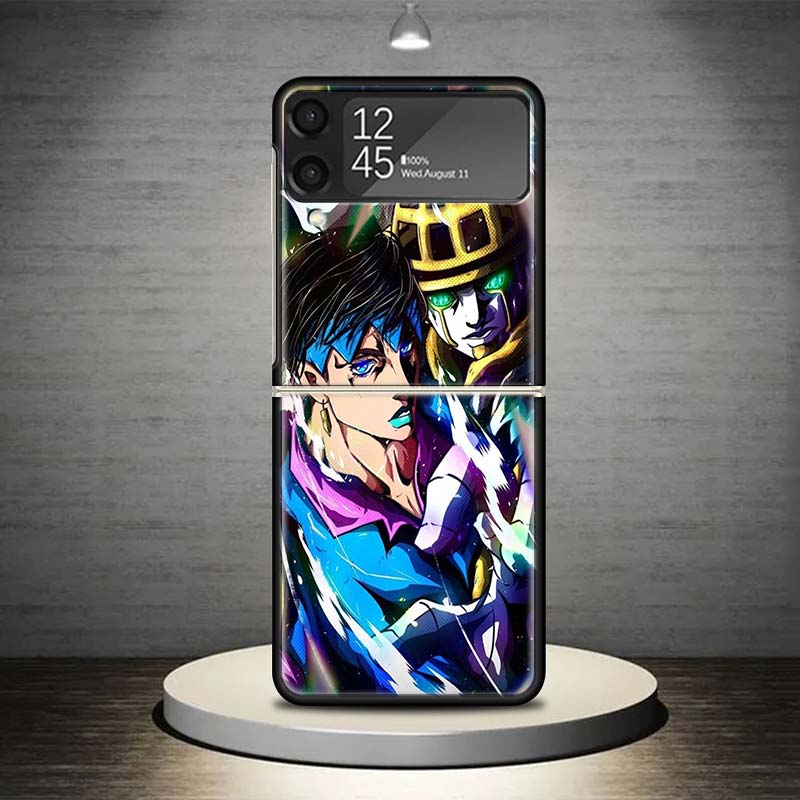 JoJo Adventure Rohan Kishibe Phone Case For Samsung Galaxy Z Flip 7 6 5 4 3 5G Shockproof Cover Z Flip7 Flip6 ZFlip5 Flip3 Flip4