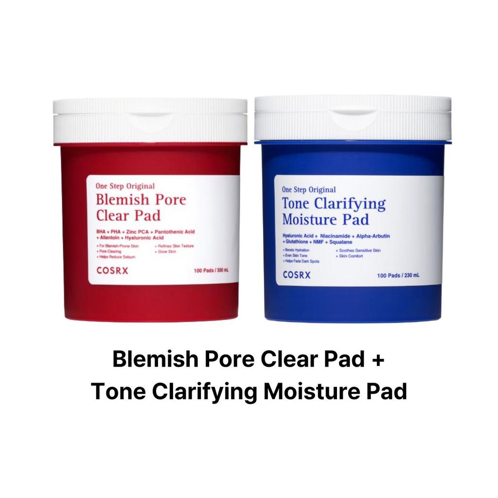 [COSRX] One Step Pad 100ea (4 Types) / Clear Moisture Calming Pore Care