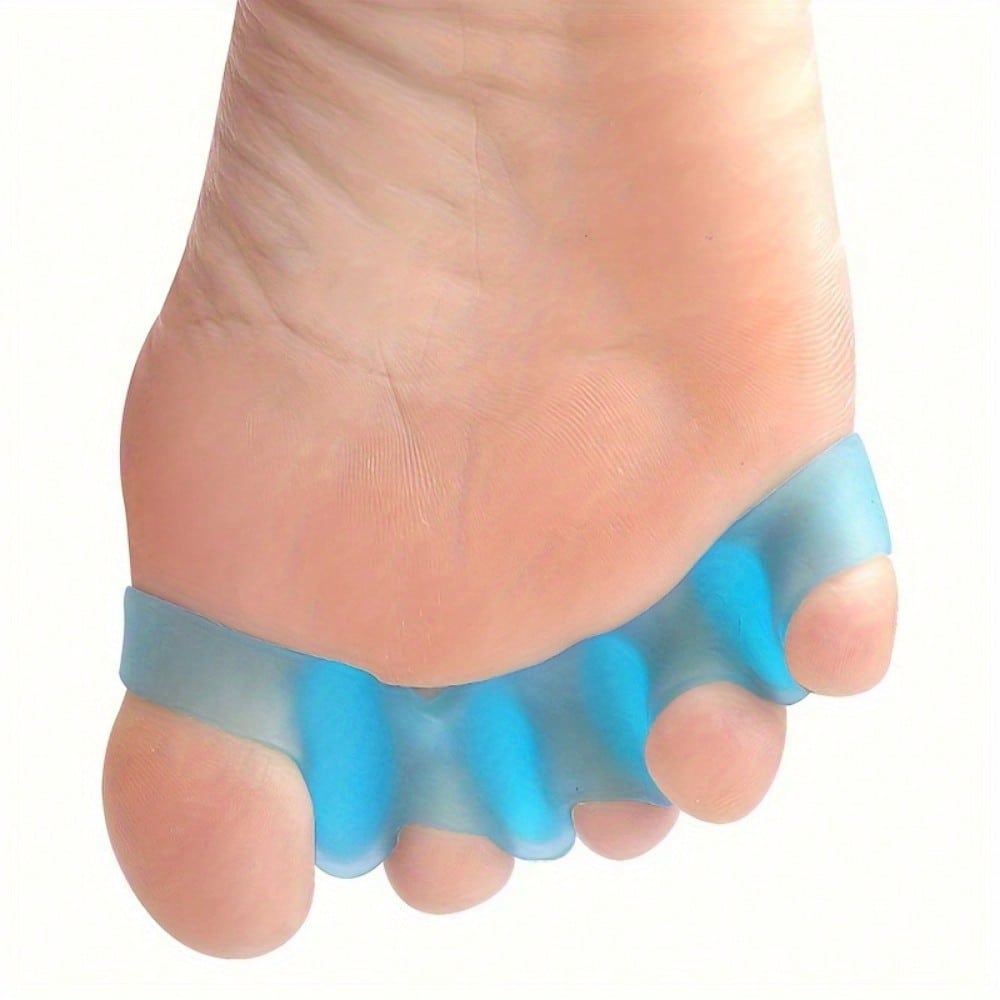 2pcs Five Toe Divider, Toe Outward Orthodontic Device, Reusable Foot Orthodontic Alignment Spacer for Men and Women