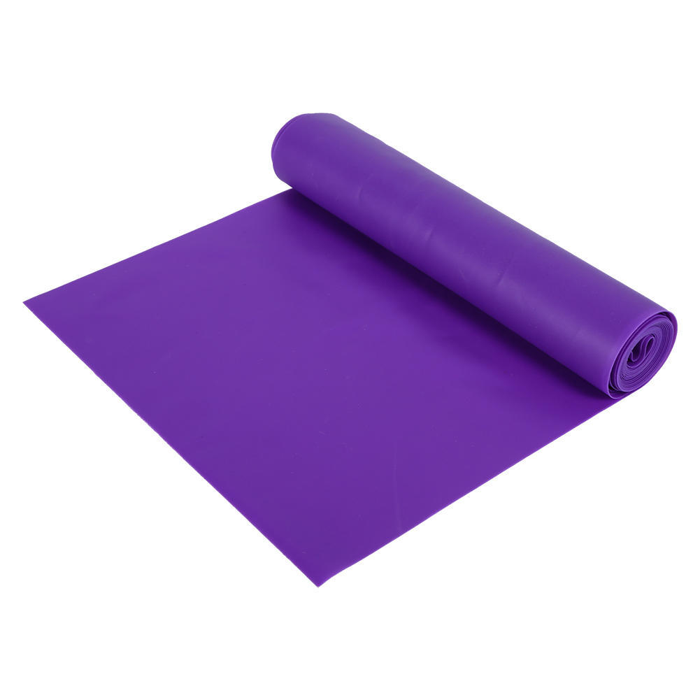 1.5M   Pilates Stretch Band Rubber Fitness Resistance Band(Purple)