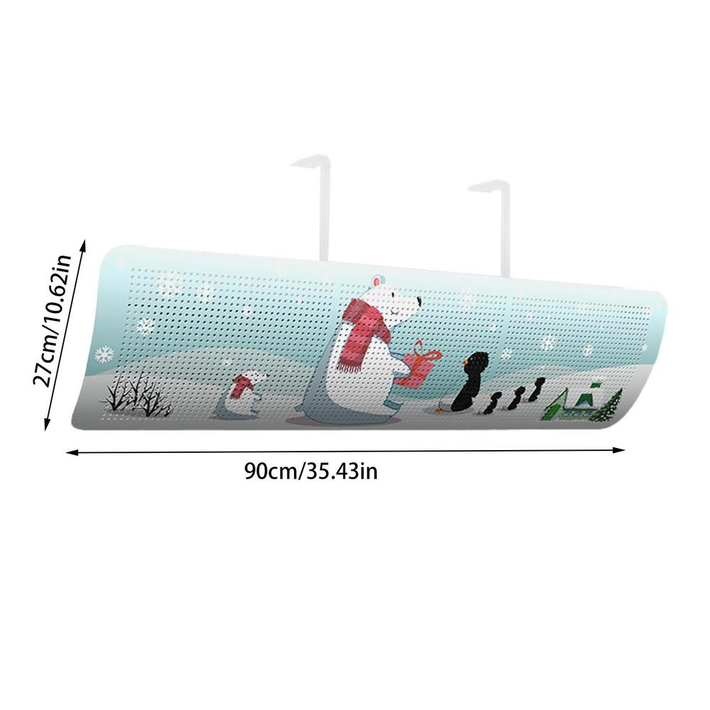 

Anti Direct Blowing Air Conditioner Deflector Windshield For Wall-Mounted Air Outlet Baffle Confinement Cold Air Guide Supplies