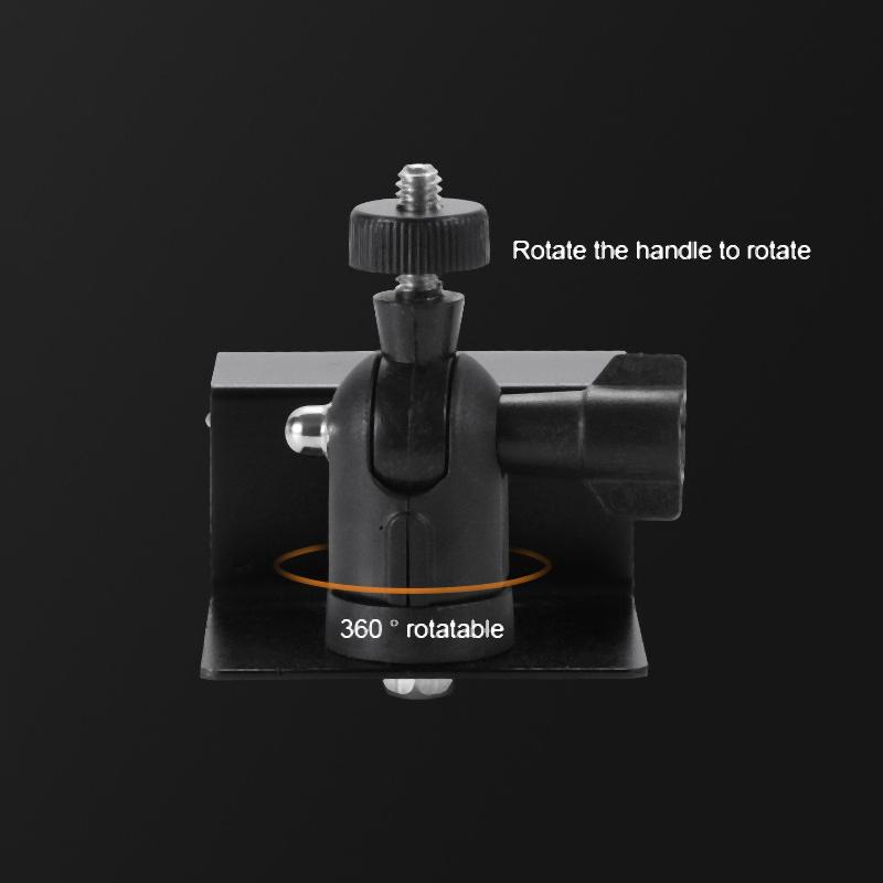 Specjalny wspornik monitorujący do rynny deszczowej, odporny na warunki atmosferyczne wspornik do montażu na rynnie z uniwersalnym adapterem śrubowym, regulowany do kamer