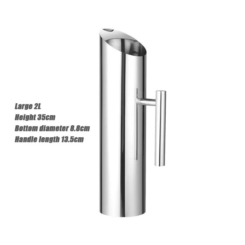 1/1,5/2l nerezový džbán pro bar Hotel KTV Restaurant Fantastická kuchyně Studená voda Džbán na víno Džbán na vodu DropShipping