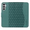 Wallet Case for Galaxy S26+ - Leather/PU, Green, With Lanyard