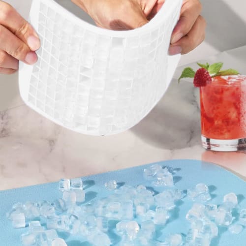 BEAUTY PLAYER Silicone Ice Tray, Mini Ice Maker, 160-Count, White, Easy-Remove Ice Mold, Perfect for Home and Kitchen Use, Perfect for Making Ice for