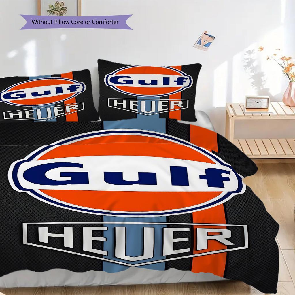 Gulf Heuer Emblem Bedding 1 Duvet Cover 2 Pillowcase Without Core Duvet Cover And Pillowcase Christmas Birthday Gift Soft And Comfortable