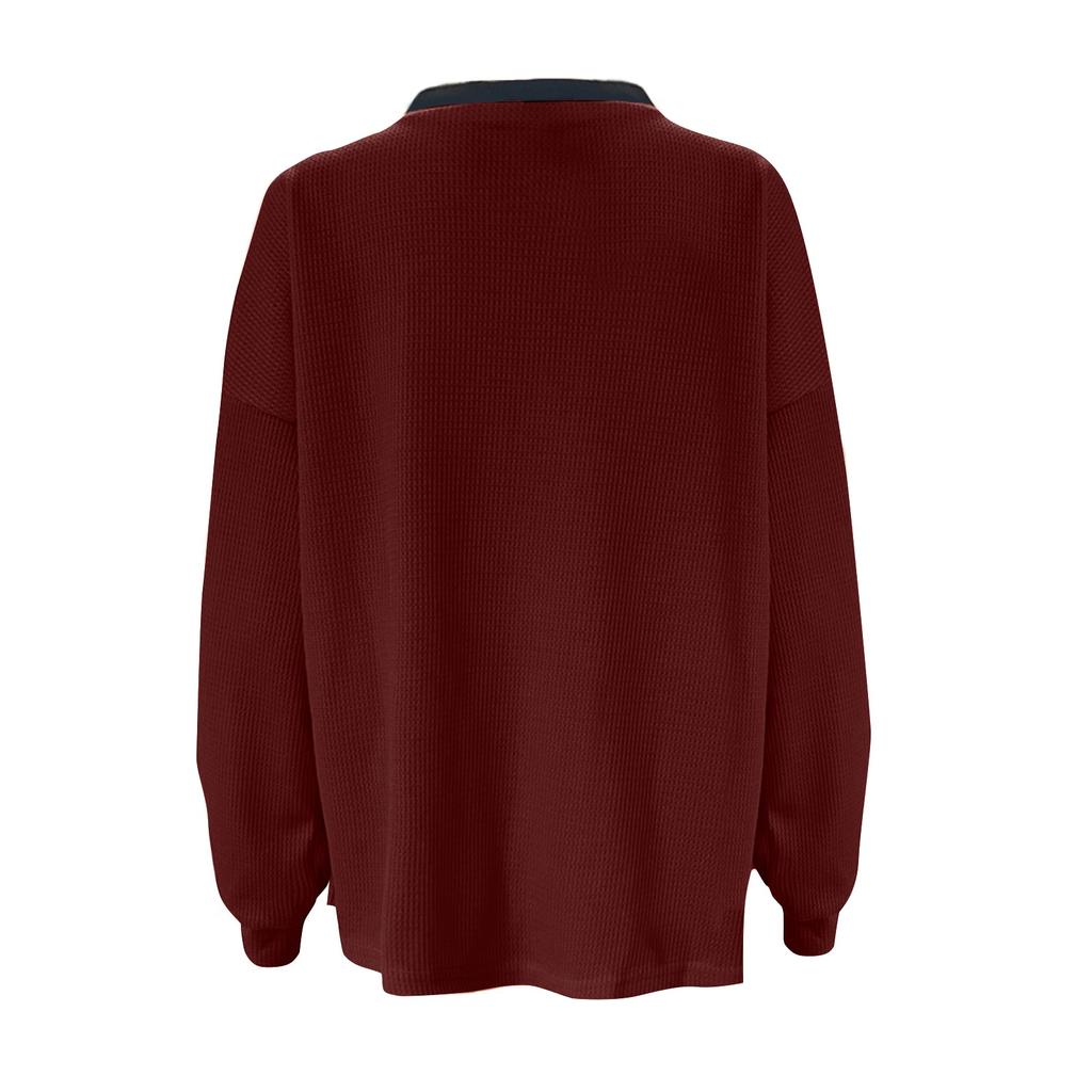Women's Fashion Casual Single Breasted Cardigan Color Long Sleeve Jacket