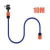 Blue Hose With Quick Connect Faucet Street 16mm PVC Hose Garden Irrigation Lawn Flower Watering Tools Car Wash Hose