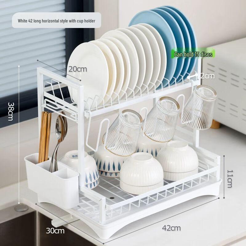 Multi-functional Kitchen Bowl Dish Drainer Rack