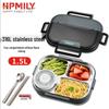 HPMILY 316 Stainless Steel Compartmented Lunch Box