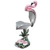 FJ FENGZHIJIE Flamingo Decorative Goreng Enamel Crystal Bird Trinket Box Jewelry Box Flamingo Gift