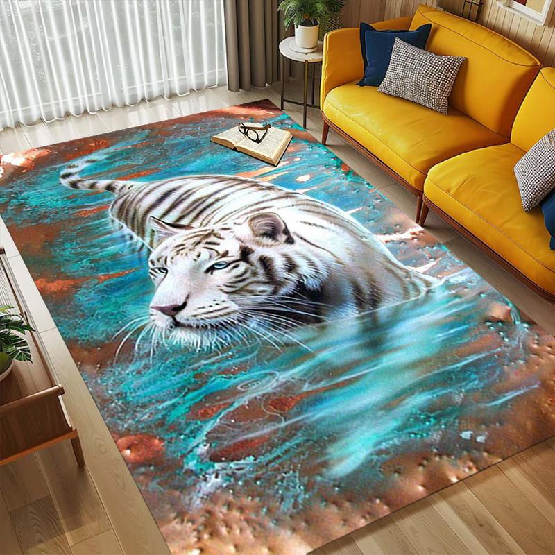 Tiger Water Living Room Nonslip Area Rug Soft Carpet For Bedroom Game Playroom Sofa Office Home Decor Doormat Christmas Gift C930797
