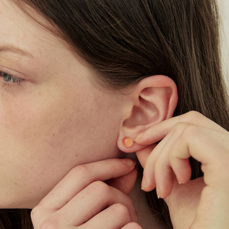 ADAUL Mini ball color earring - 4color