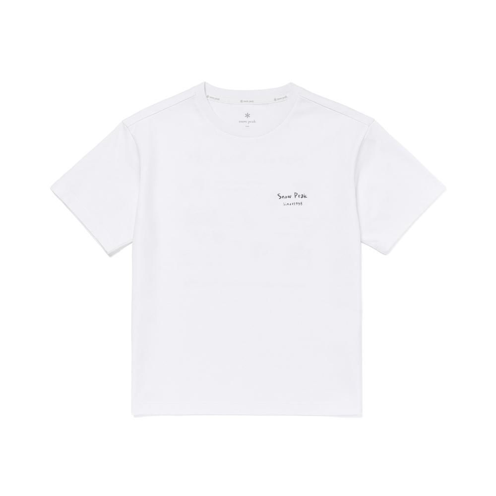[Snowpeak] Kids Aerocool Gardening Graphic Short Sleeve T-shirt White (S26MKFTS87)