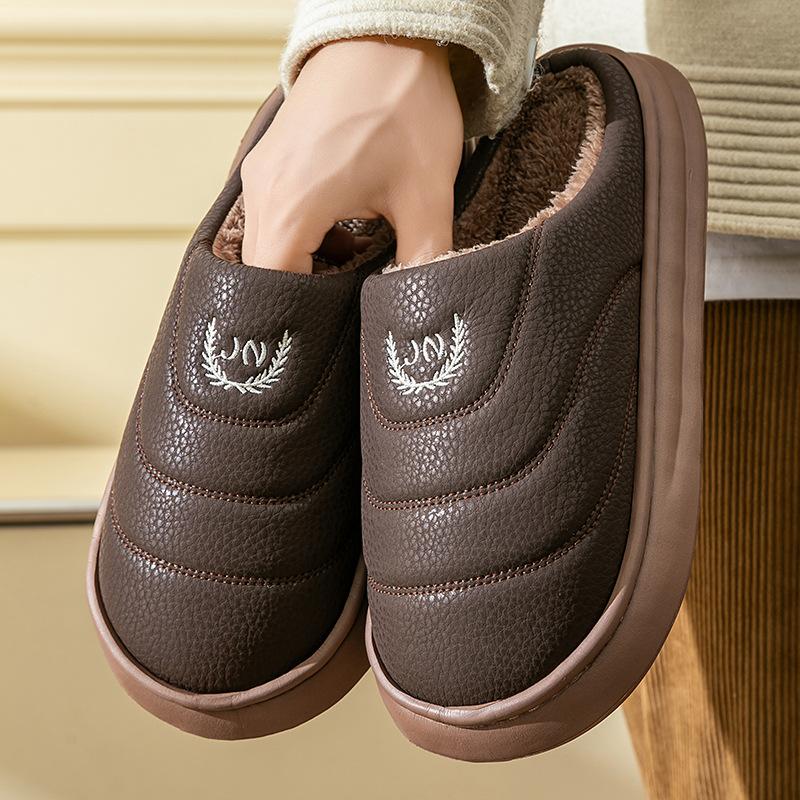 Bawełniane kapcie bardzo dużego rozmiaru gruba podeszwa antypoślizgowe kapcie jesień i zima ciche domowe odporne na zużycie bawełniane buty