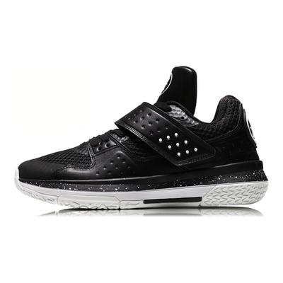 Li Ning Battle Armor Abrasion Resistant Breathable Low Top Basketball Shoes Men's Standard Black ABAN059-2