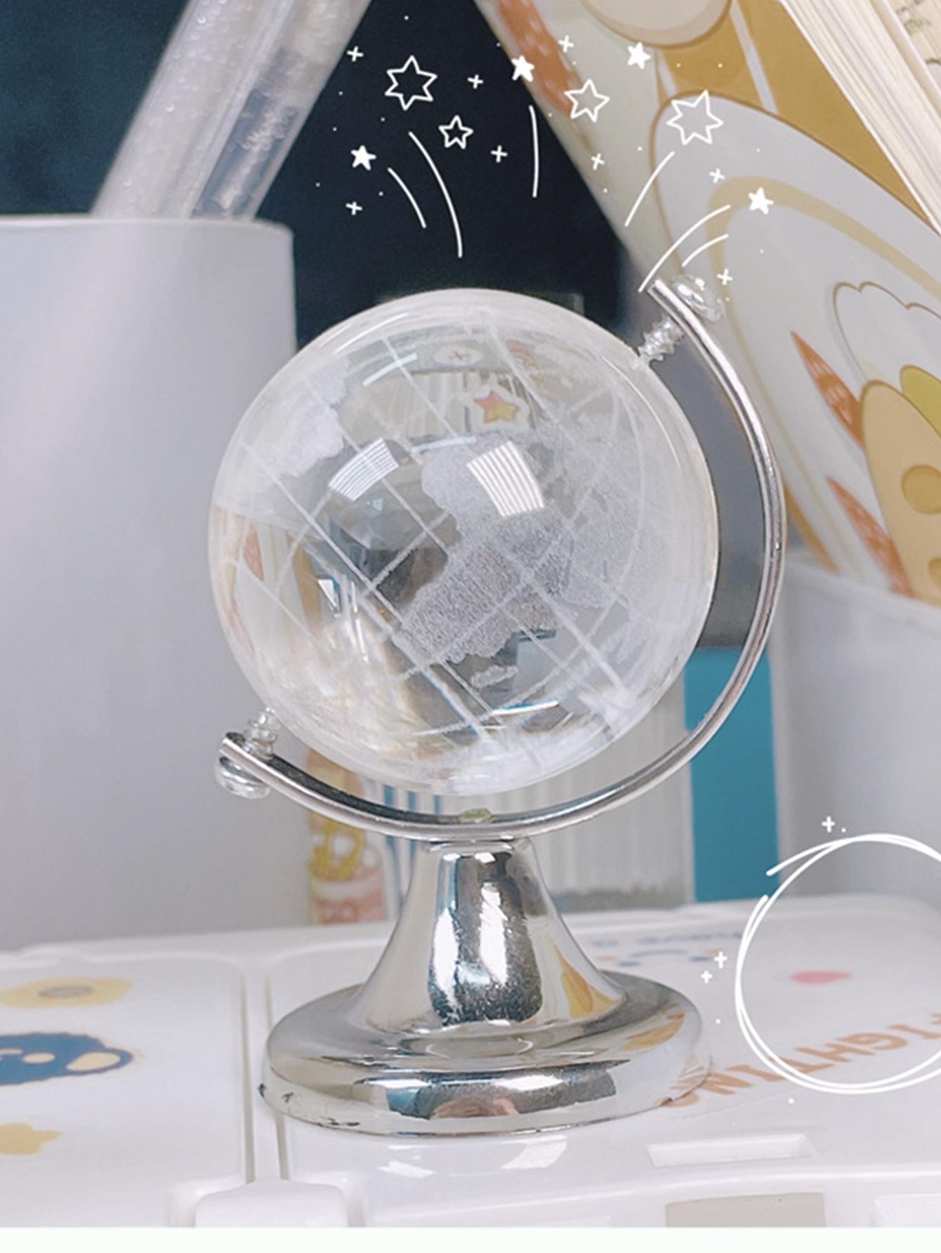 

Мини Милый Стеклянный Глобус Глобус Земли Отличные Образовательные Игрушки Офисные Принадлежности Учебные Пособия Украшение Стола Модель Подарок прозрачный