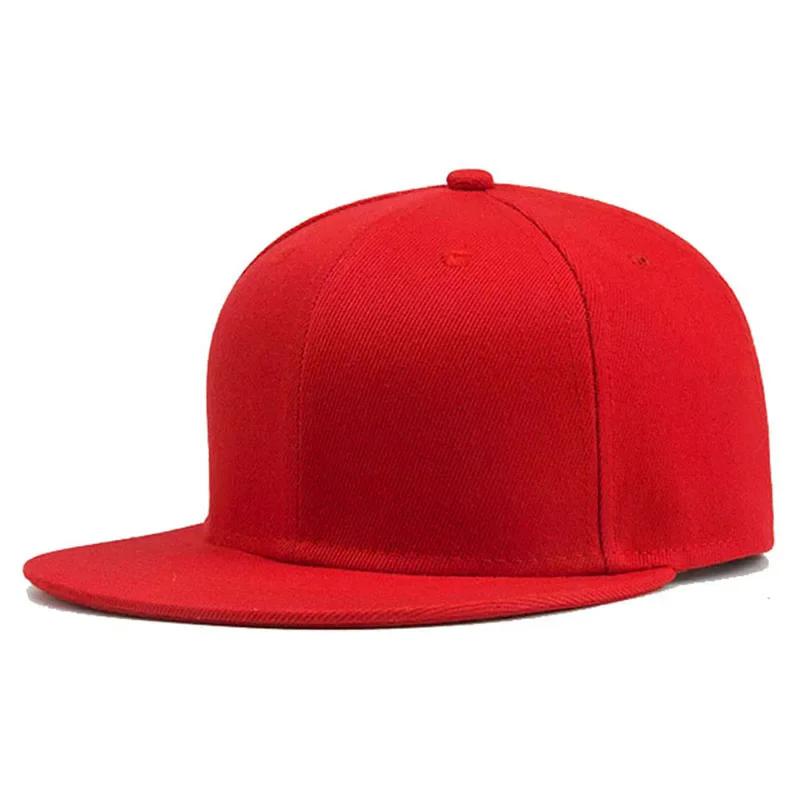 New  Cap Plain Adjustable Snapback Hat High Quality Adult Hip Hop Urban Street Style Baseball Cap Men Women Outdoor Leisure Baseball Hat