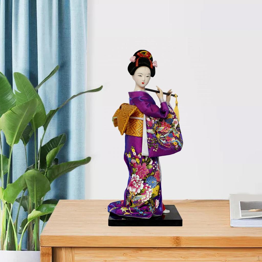 Asian Geisha Doll - Artistic Home Decor Piece