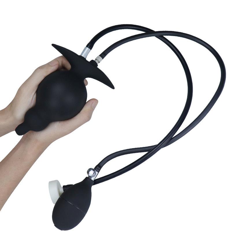 Wasserspray, aufblasbarer Analplug, Analeinlaufreiniger, Analexpander, Hinterhof, Zugperle, Analplug für Erwachsene, SM, alternativer Sex
