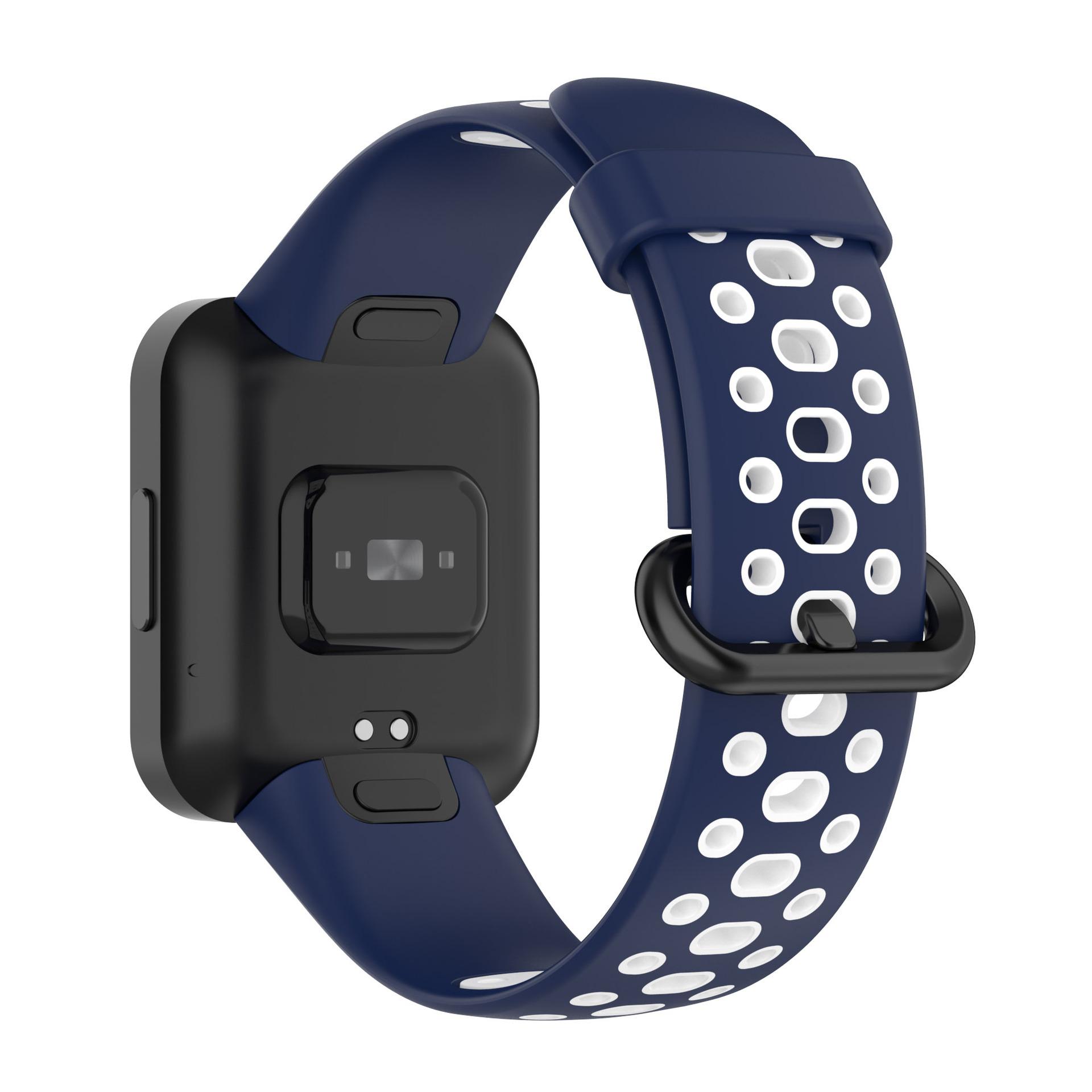 

Suitable for Redmi Watch2/Watch2 lite hole style dual color silicone strap