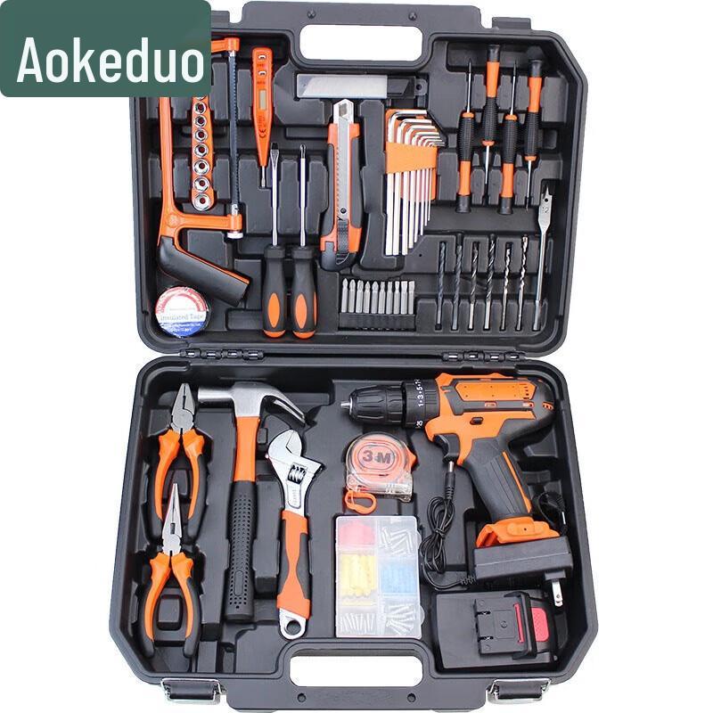 Aokedu Cordless Drill & Hardware Tool Set