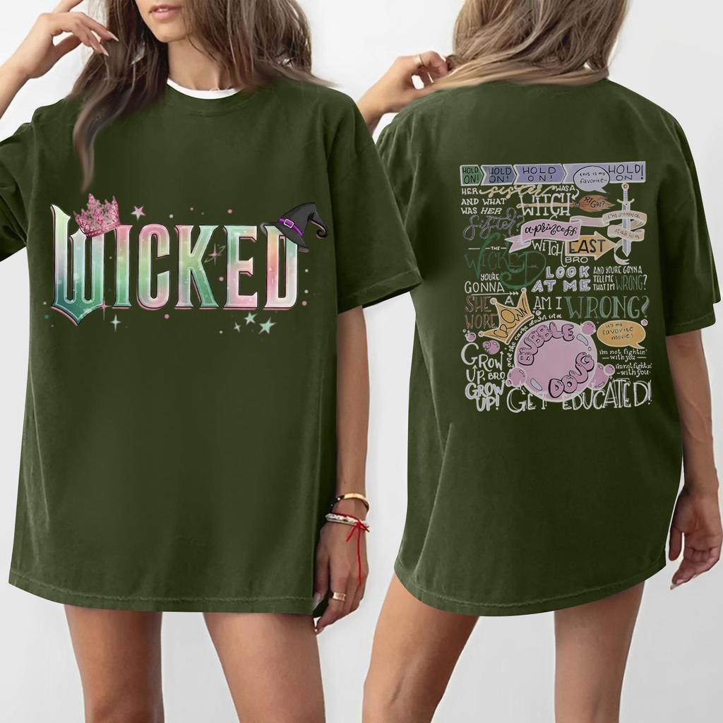 Women's Casual Fashion Round Neck Printed Short Sleeve T-Shirt Top