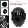 6 Speed Gear Stick   Knob Head Lever Adapter Replacement for         MK2 MK3 C-   