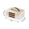 Dumpling Organizer Food Container Preservation Tray Refrigerator Dumplings for Snacks
